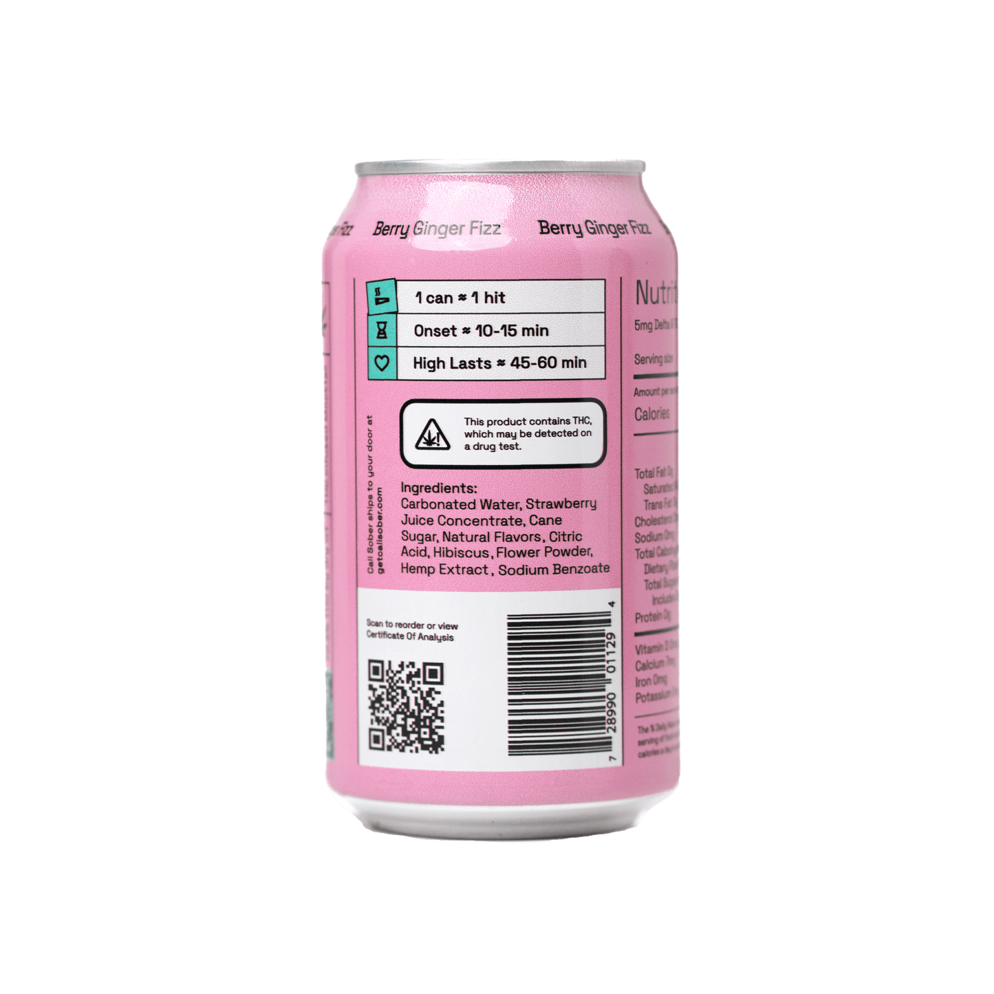 Berry Ginger Fizz - Cali Sober - My Store