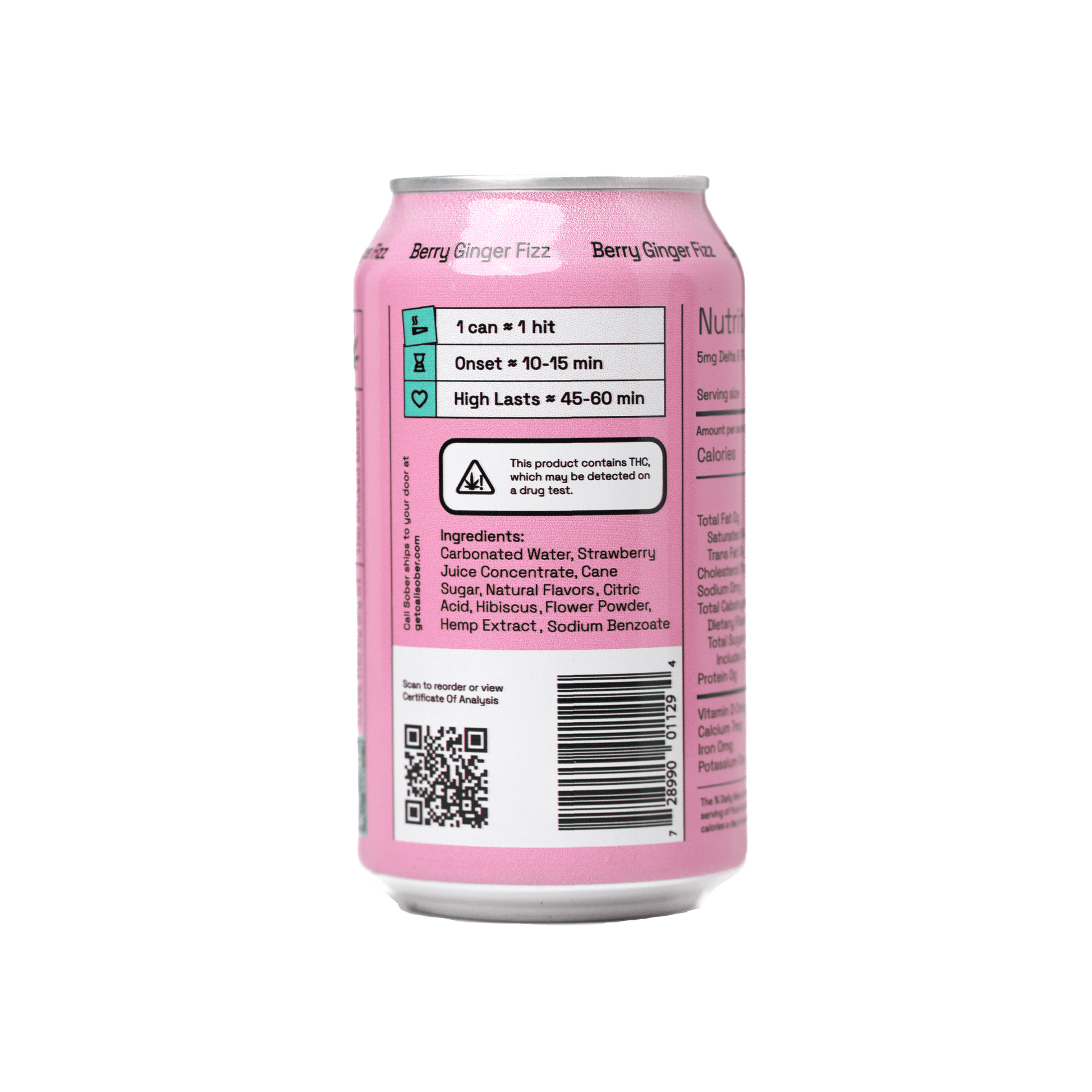 Berry Ginger Fizz - Cali Sober - My Store