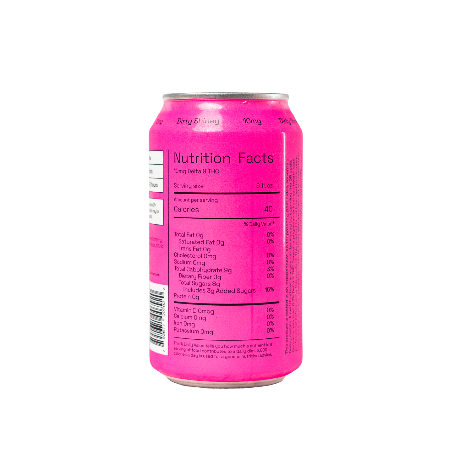 Dirty Shirley Double - Cali Sober - My Store